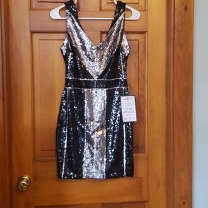 Sparkly sequin bodycon mini dress
